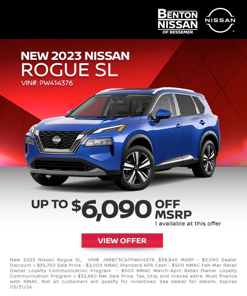 New 2023 Nissan Rogue SL